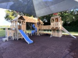 Large Jungle Jim Playground, 28 Ft Wide X 26 Ft Long X 12 Ft H