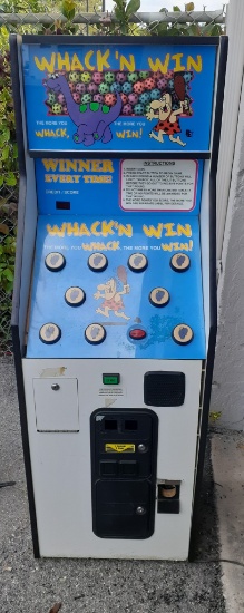 Whack'N Win Arcade game  by P & E Tech.