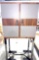 Bar Cabinet in Palliander and Doors Upholstered  in leather, made in Italy by Medea, 63