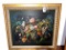 Framed Oil Painting of Basket and Flowers, 23