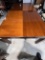 Cherry Wood Contemporary Table with Designer Veenear Fniished Top , Made In  italy - Minnoti- 46.5 