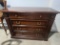 Wood Chest with Vanity and Mirror and 6 drawers - Made in italy - 49.5 