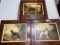 Oil Paintings on Board of Dogs: Greyhound, Pointer and Irish Setter, Each 13