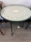 Porcelain Round Table with Metal Base and Claw footing by Mangani  - 24