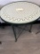 Porcelain Round Table with Metal Base and Claw footing by Mangani  - 24