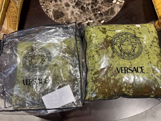 Gianni Versace Pillows in Plastic Bags