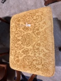 Vintage Styleed Cloth Ottoman on Casters, 24