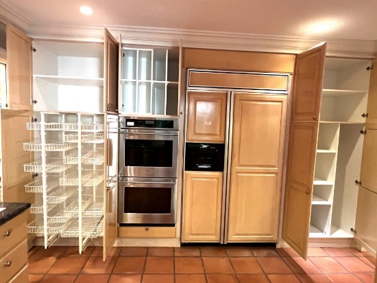 Complete Kitchen Cabinets (Upper & Lower and Complete Double Pantry Wall (Note: No Appliances or Any