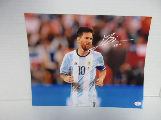 Leo Messi of Argentina signed autographed 8x10 photo PAAS COA 078