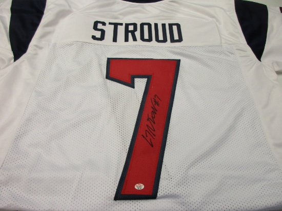 CJ Stroud of the Houston Texans signed autographed football jersey PAAS COA 778