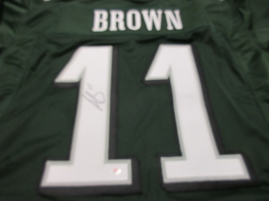 AJ Brown of the Philadelphia Eagles signed autographed football jersey PAAS COA 643