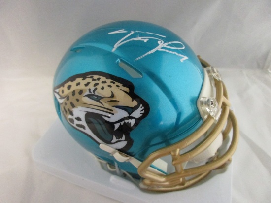 Trevor Lawrence of the Jacksonville Jaguars signed autographed mini football helmet PAAS COA 877
