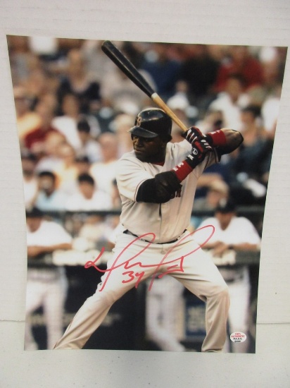 David Ortiz of the Boston Red Sox signed autographed 8x10 photo PAAS COA 581