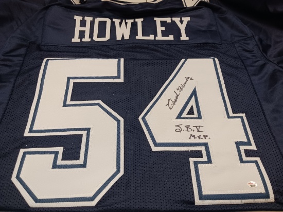 Chuck Howley of the Dallas Cowboys signed autographed football jersey PAAS COA 774