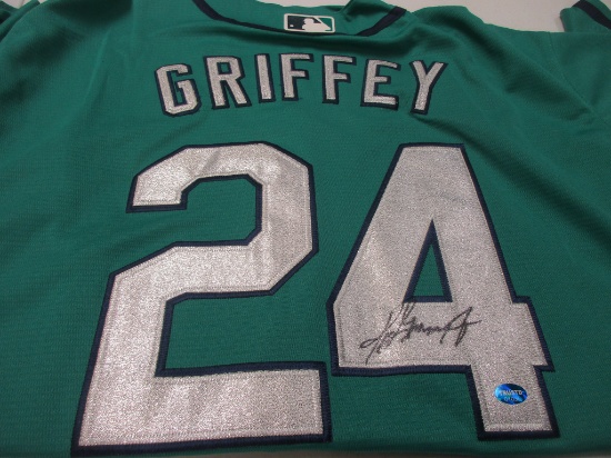 Ken Griffey Jr of the Seattle Mariners signed autographed baseball jersey TAA COA 035