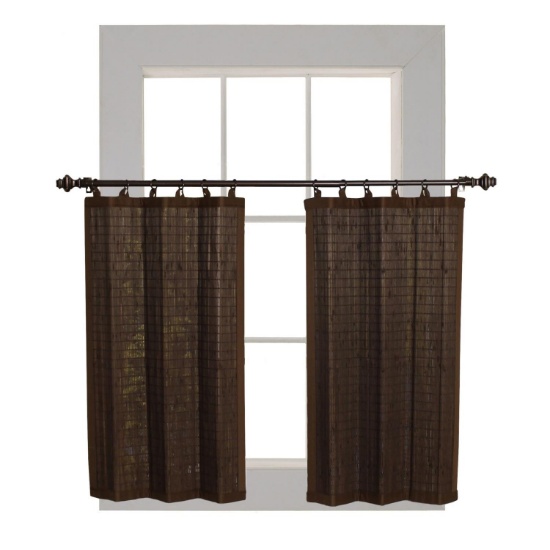 Versailles Home Fashions Bamboo Wood Ring Top Tier Set BRP064836-93