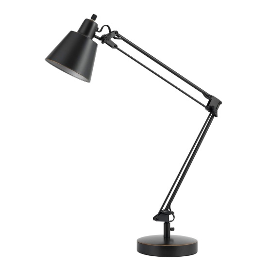 Cal Lighting 60W Udbina Dark Bronze Desk Lamp With Adjust Arms BO-2165TB-DB