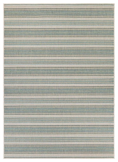 Couristan Monaco Area Rugs With Blue Mist And Ivory Finish 60413107510092T