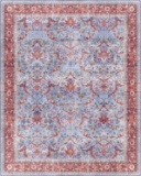 Surya Traditional Iris Polyester 7'6