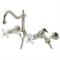 Kingston Brass Wall Mount Kitchen Faucets With Polished Nickel KS1246PXBS