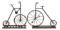 Metal Bicycle Replicas 2 Assorted 18, 15