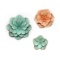Stratton Home Decor Set Of 3 Stunning Tricolor Metal Flowers S21041