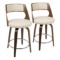 Lumisource Cecina 24'' Set Of 2 Counter Stool B24-CECINAR WLCR2