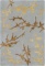 Surya TAM-1000 Tamira Transitional Floral Rectangle Gray 5' x 8' Area Rug