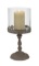 Metal Glass Candle Holder 8
