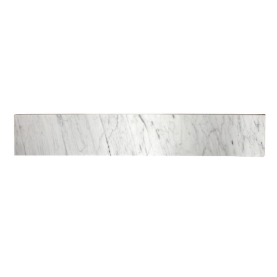 Fauceture Templeton Carrara Marble Vanity Top Backsplash KVPB30MBS