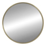 Stratton Home Decor Ava Round Gold Mirror S33466