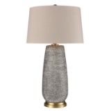 Elk Transitional Rehoboth Table Lamp With Blue Finish D4188