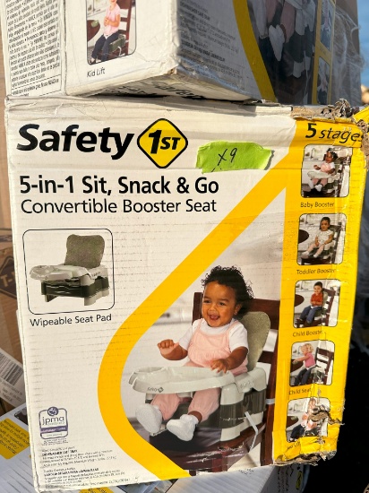 Safety Firrst 5-1 Sit Snack Go Converible Booster Seat