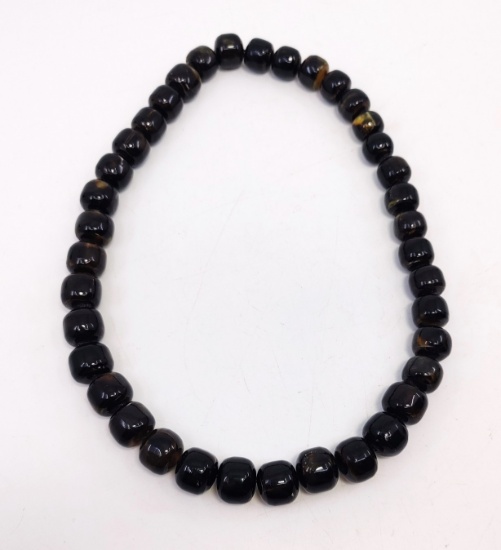 Authentic Tortoise Shell Beaded Necklace