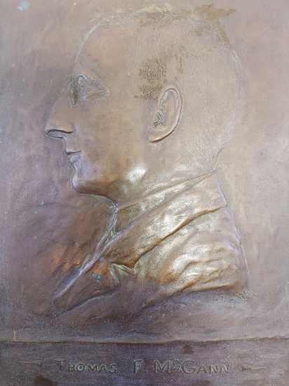 American Bronze Portrait Thomas F McGann