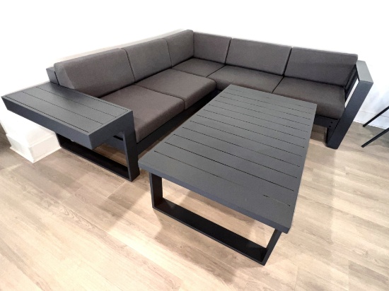 This Set Comes with Sofa, (2) Side Chairs and Coffee Table Table, (2) Sections to a Sectional Sofa a