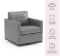Cole & Rye Modern Farmhouse Swivel Accent Chair