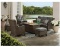 Member's Mark Newcastle 6-Piece Patio Deep Seating Set with Fire Pit - Smoke