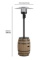 Whiskey Barrel Patio Heater w. Cover