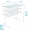 AirLIFT Electric Sit-Stand Desk with Tempered Glas
