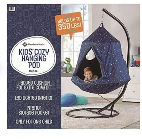 Member's Mark Kids' Hangout Pod / Hanging Tent for Kids