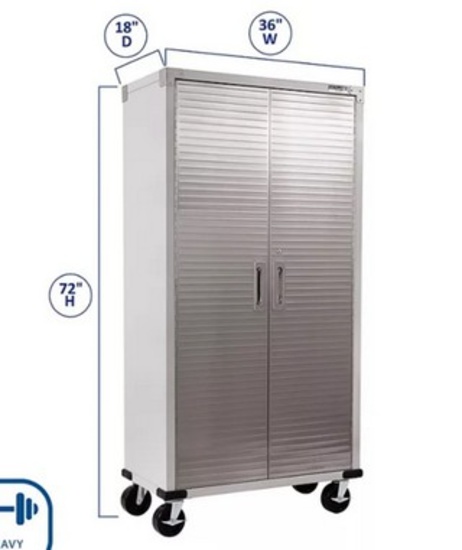 Seville Classics UltraHD Full Door Storage Cabinet