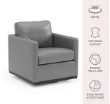 Cole & Rye Modern Farmhouse Swivel Accent Chair