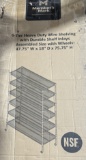 Member's Mark 6 Tier Heavy Duty Wire Shelving on Casters