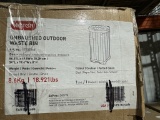 Keter Outdoor Waste Bin Graphite Gray