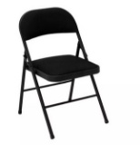 (2) Boxes Cosco Fabric Folding Chair, Assorted Colors (4-pack ea)