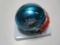 Jaylen Waddle of the Miami Dolphins signed autographed mini football helmet PAAS COA 012