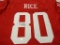 Jerry Rice of the San Francisco 49ers signed autographed football jersey PAAS COA 583