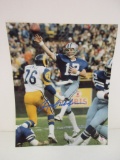 Roger Staubach of the Dallas Cowboys signed autographed 8x10 photo PAAS COA 019