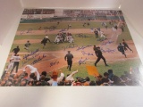 Jerry Grote Bud Harrelson Ed Kranepool +13 others 1969 NY Mets 16x20 Champs photo Sig Auction LOA